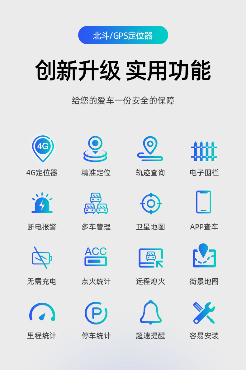4G全网通车辆定位器