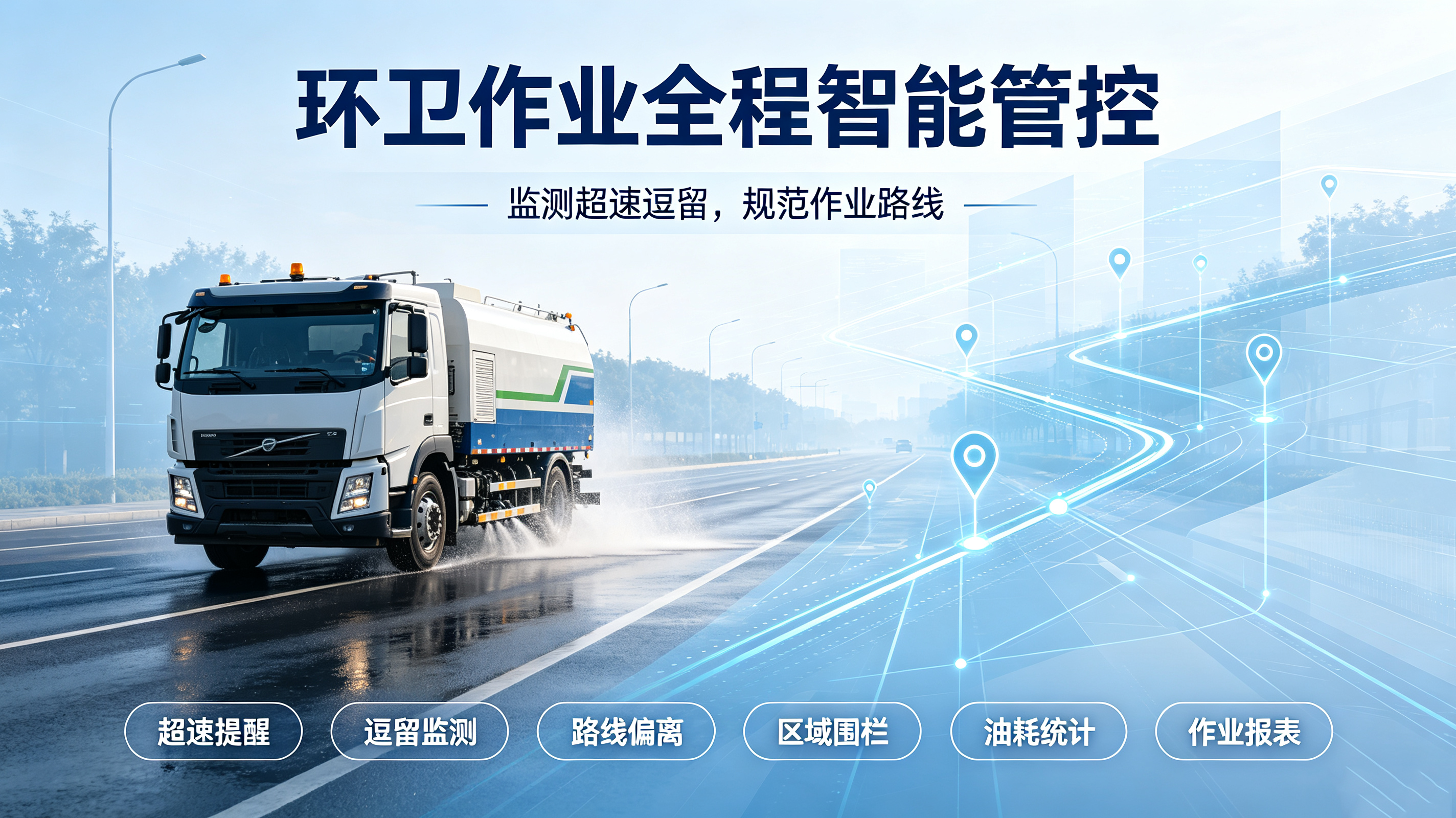环卫车GPS智能管控系统