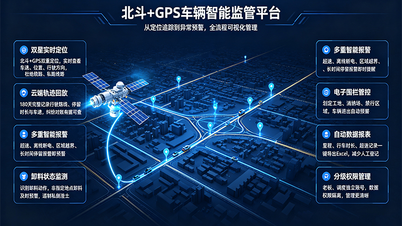 渣土车北斗 GPS 车队管理方案