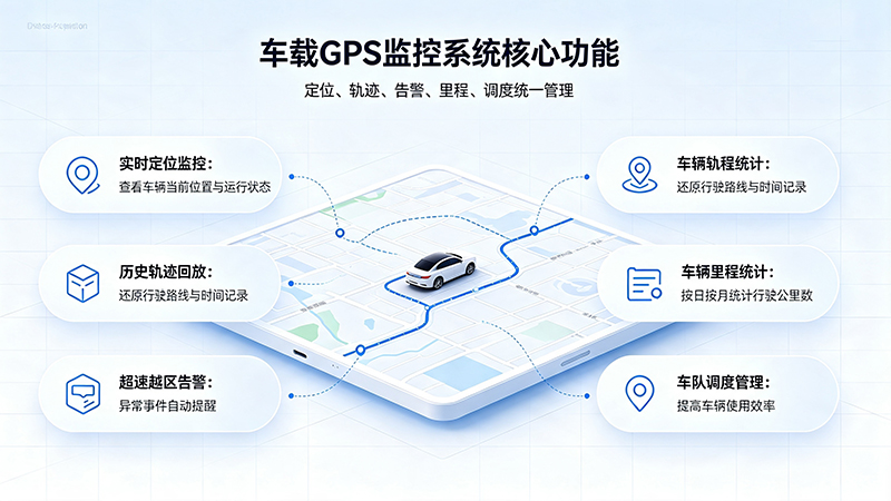 车载 GPS 管理监控系统核心功能
