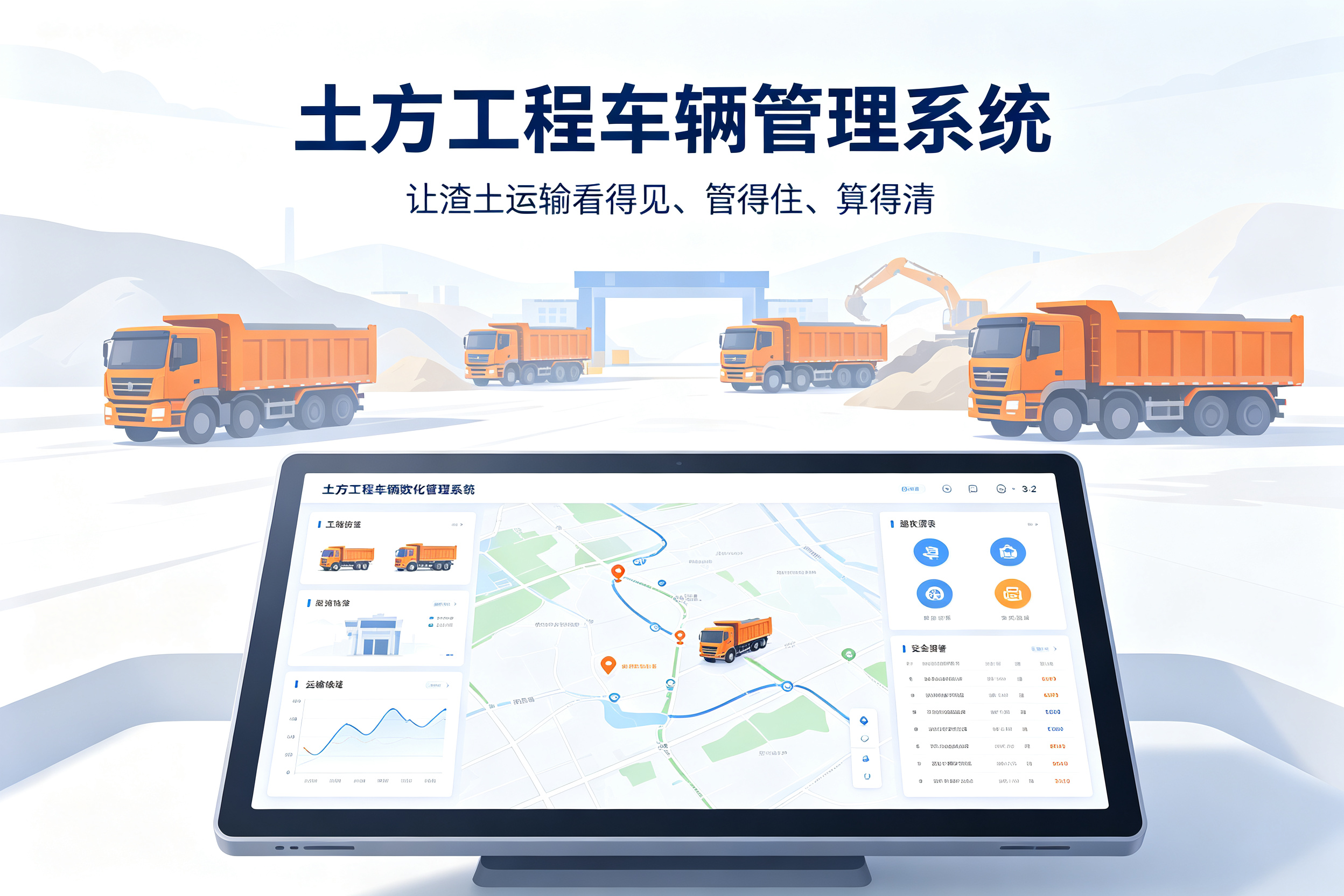 工程渣土车辆定位系统