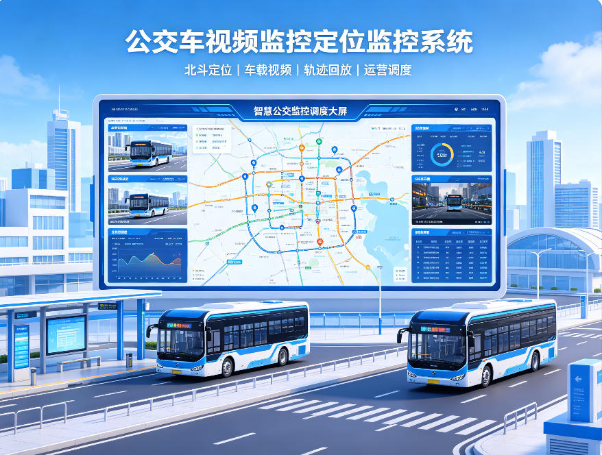 公交车视频监控定位监控系统