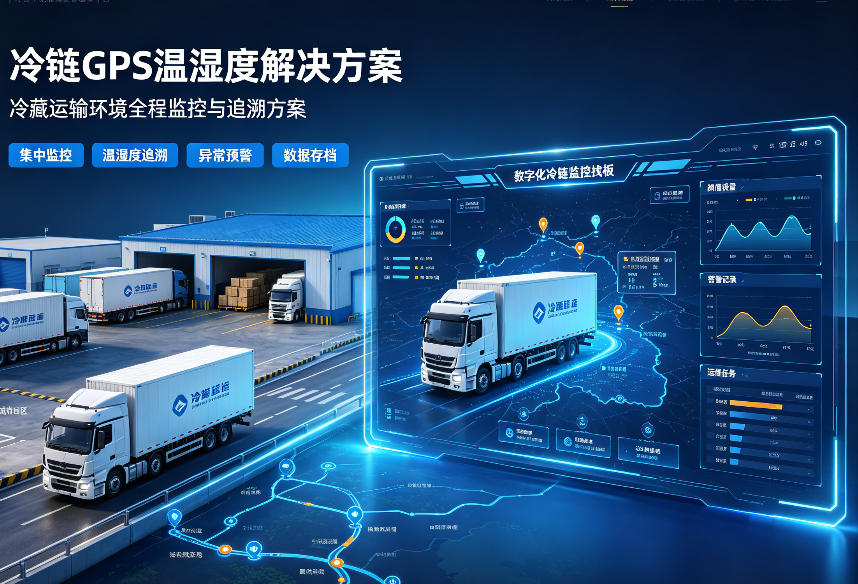 冷链 gps 温湿度解决方案