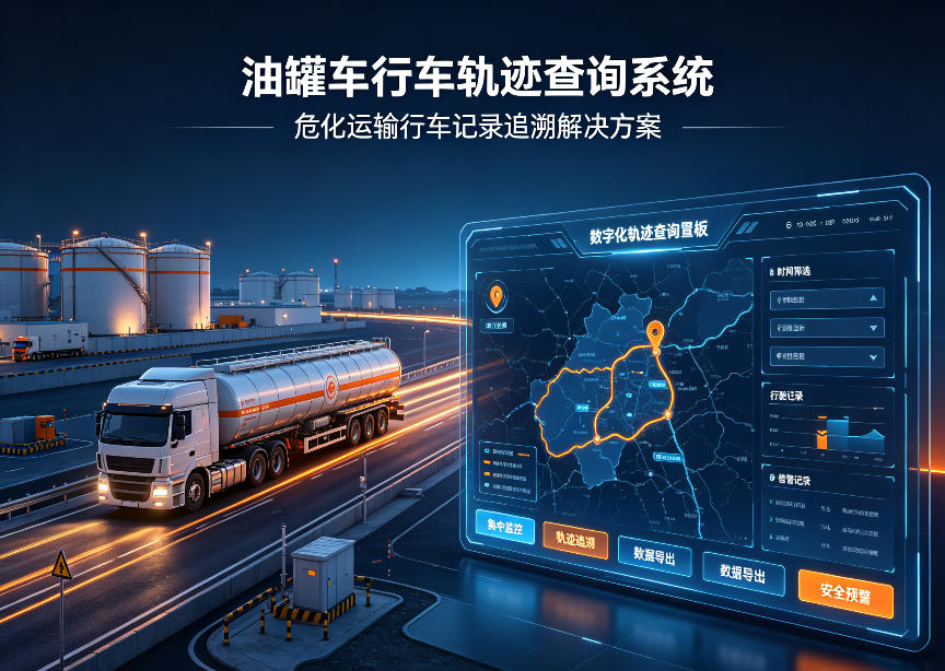 油罐车行车轨迹查询系统