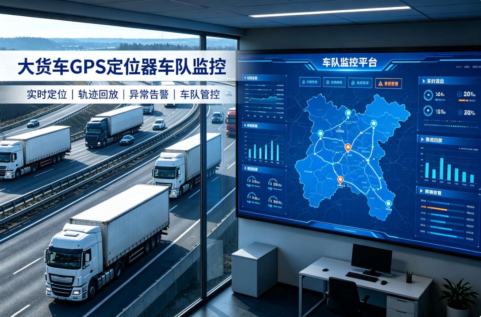 大货车 gps 定位器车队监控