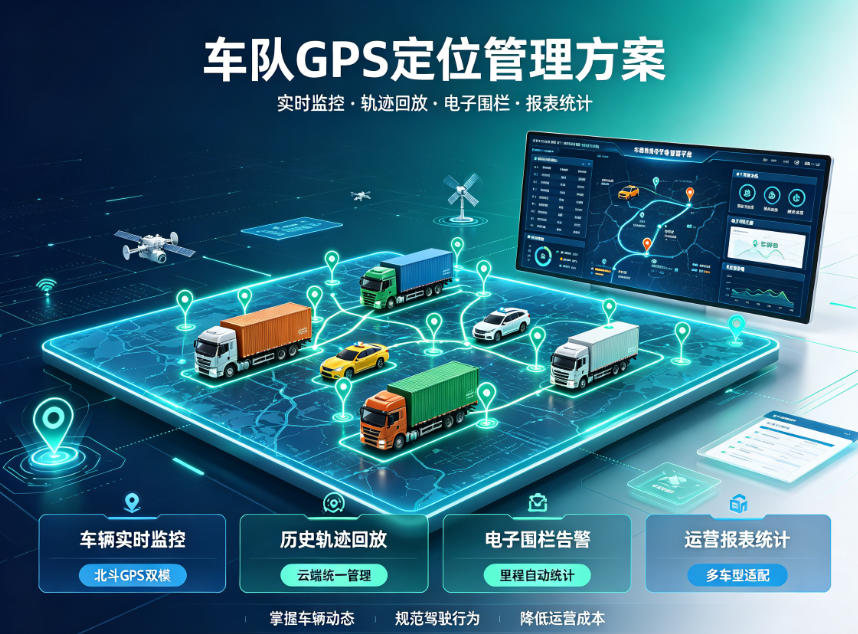车队 gps 定位管理方案