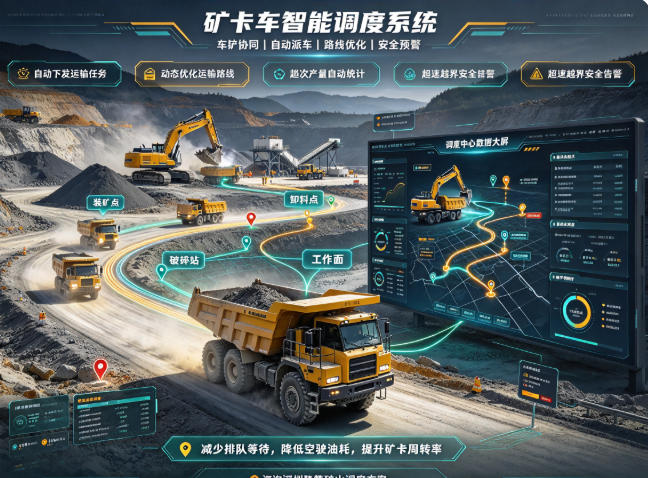 矿卡车智能调度系统